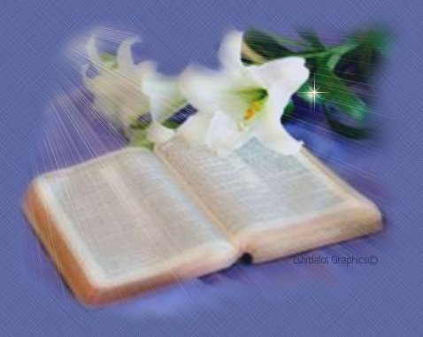 Holy Bible and Lilies graphic used for Let This Mind Be in You