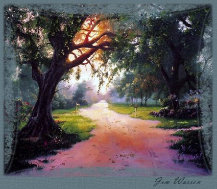 Artwork by Jim Warren - My Walk to Emmaus